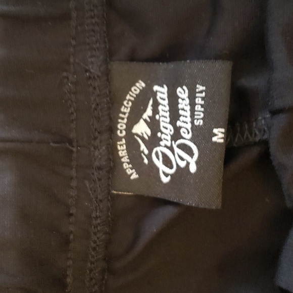 Original Deluxe Men's Tech Fleece Pants Black Size Medium NWOT - Picture 3 of 8